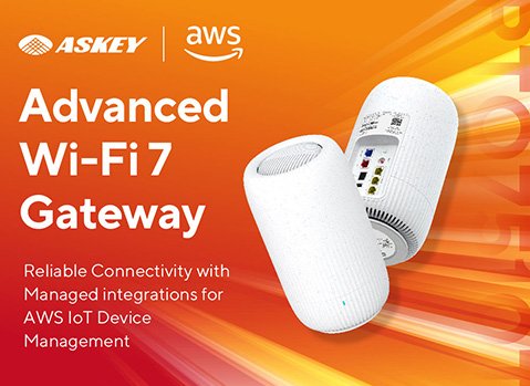 Askey Showcases Wi-Fi 7 Innovations With AWS Integration at CES 2026