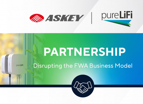 Askey to Launch World’s First "All-in-One" Through-Window Bridging System in a Strategic Partnership with pureLiFi