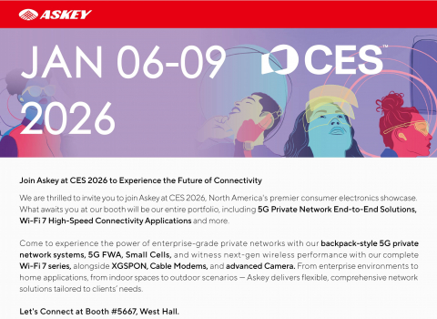 遇見未來,就在此刻!邀請您親臨 CES 2026 會場