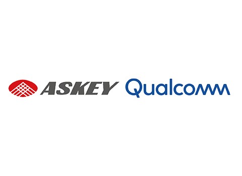 Askey Qualcomm dual logos